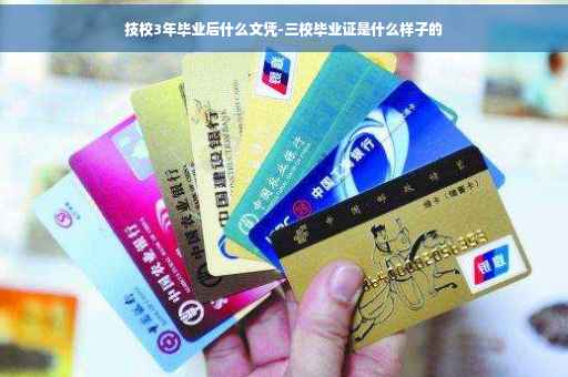 技校3年毕业后什么文凭-三校毕业证是什么样子的