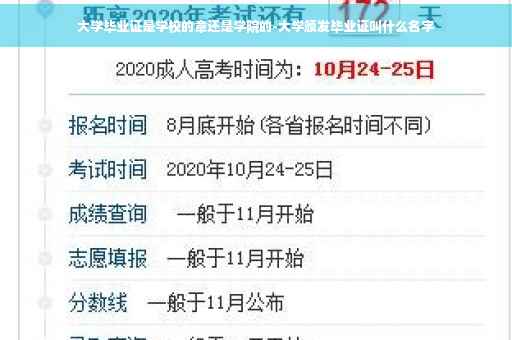 大学毕业证是学校的章还是学院的-大学颁发毕业证叫什么名字