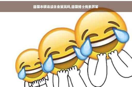 德国本硕连读含金量高吗,德国博士有多厉害