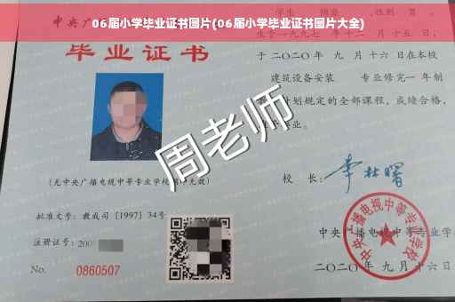 06届小学毕业证书图片(06届小学毕业证书图片大全)