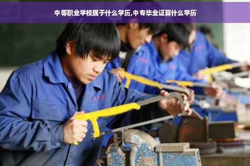 中等职业学校属于什么学历,中专毕业证算什么学历