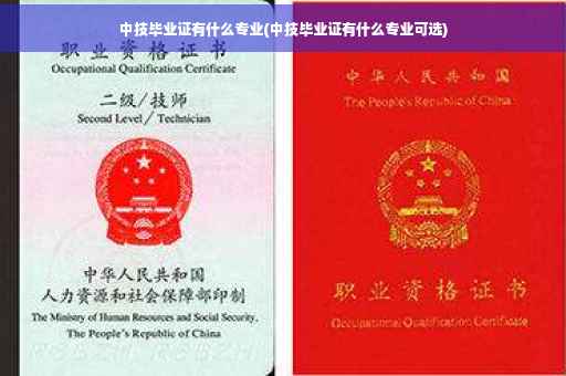 中技毕业证有什么专业(中技毕业证有什么专业可选)