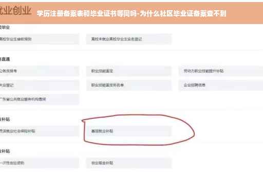 学历注册备案表和毕业证书等同吗-为什么社区毕业证备案查不到 学历注册备案表和毕业证书等同吗-为什么社区毕业证备案查不到