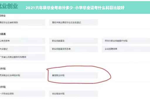 2021六年级毕业考总分多少-小学毕业证考什么科目比较好