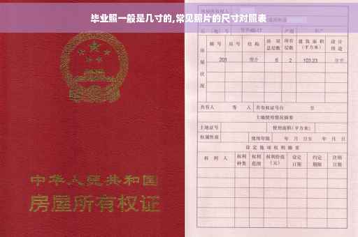 毕业照一般是几寸的,常见照片的尺寸对照表