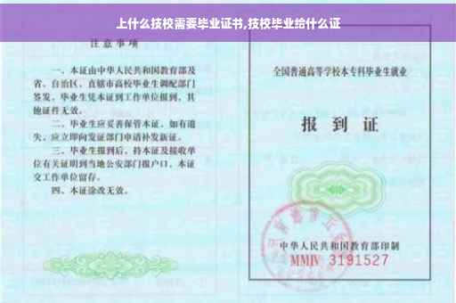 上什么技校需要毕业证书,技校毕业给什么证