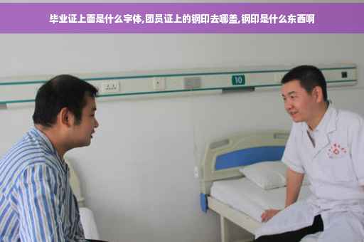 毕业证上面是什么字体,团员证上的钢印去哪盖,钢印是什么东西啊