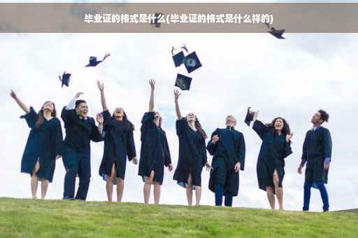 毕业证的格式是什么(毕业证的格式是什么样的)