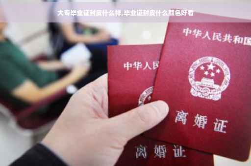 大专毕业证封皮什么样,毕业证封皮什么颜色好看
