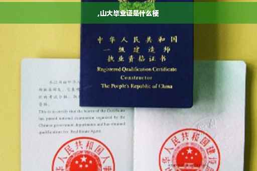 ,山大毕业证是什么梗