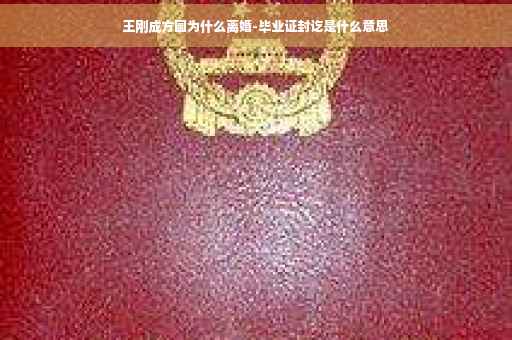 王刚成方圆为什么离婚-毕业证封讫是什么意思
