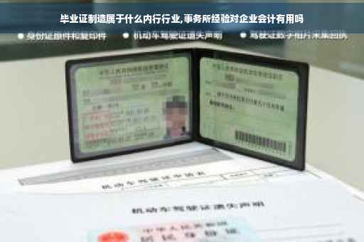 毕业证制造属于什么内行行业,事务所经验对企业会计有用吗