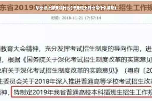 毕业证上肄业是什么(毕业证上肄业是什么意思)