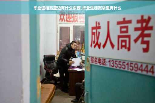 毕业证档案里边有什么东西,毕业生档案袋里有什么