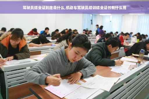 驾驶员结业证到底是什么,机动车驾驶员培训结业证书有什么用
