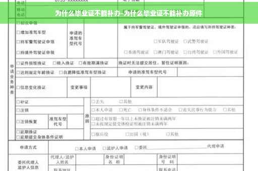 为什么毕业证不能补办-为什么毕业证不能补办原件