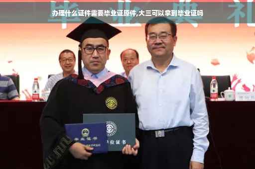 办理什么证件需要毕业证原件,大三可以拿到毕业证吗