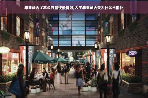 毕业证丢了怎么办最快最有效,大学毕业证丢失为什么不能补