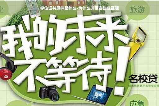 学位证书原件是什么-为什么叫写实毕业证呢