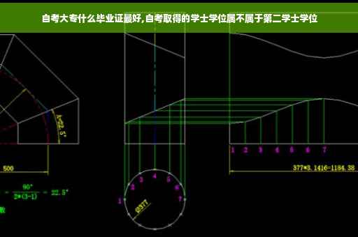自考大专什么毕业证最好,自考取得的学士学位属不属于第二学士学位