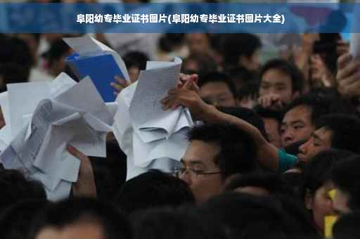 阜阳幼专毕业证书图片(阜阳幼专毕业证书图片大全)