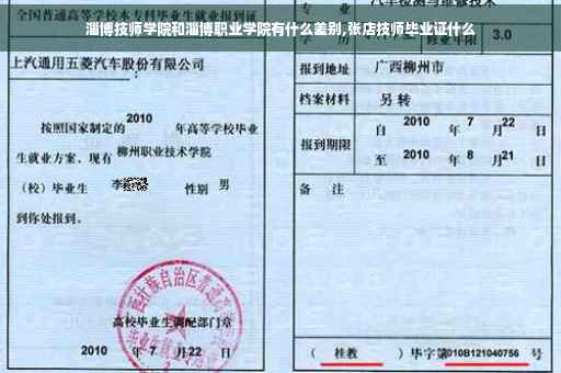 淄博技师学院和淄博职业学院有什么差别,张店技师毕业证什么