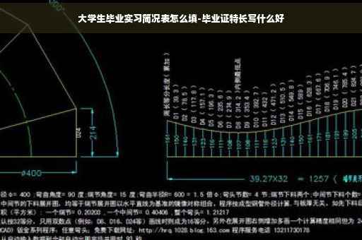大学生毕业实习简况表怎么填-毕业证特长写什么好