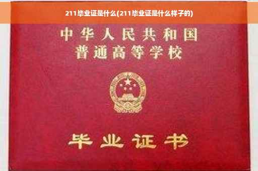 211毕业证是什么(211毕业证是什么样子的)