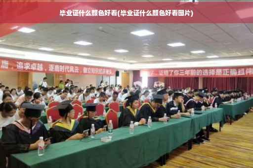 毕业证什么颜色好看(毕业证什么颜色好看图片)