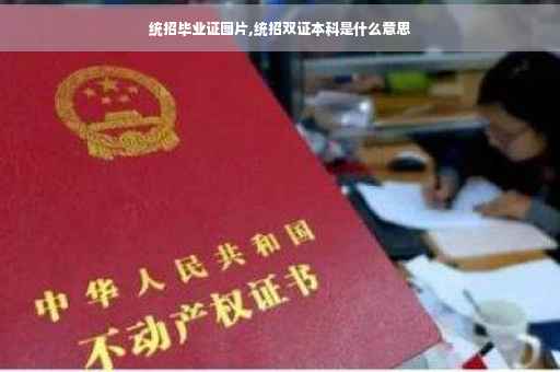 统招毕业证图片,统招双证本科是什么意思