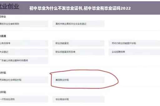 初中毕业为什么不发毕业证书,初中毕业有毕业证吗2022