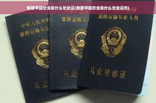 新联学院毕业发什么毕业证(新联学院毕业发什么毕业证书)