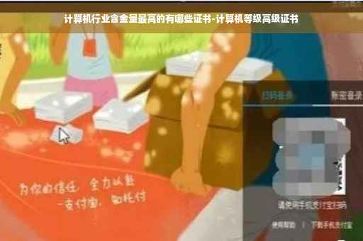 计算机行业含金量最高的有哪些证书-计算机等级高级证书