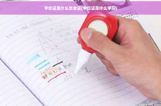 学位证是什么毕业证(学位证是什么学历)