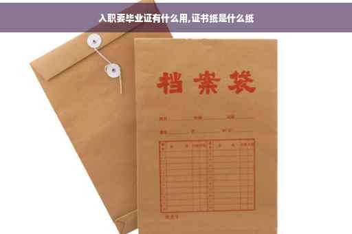 入职要毕业证有什么用,证书纸是什么纸