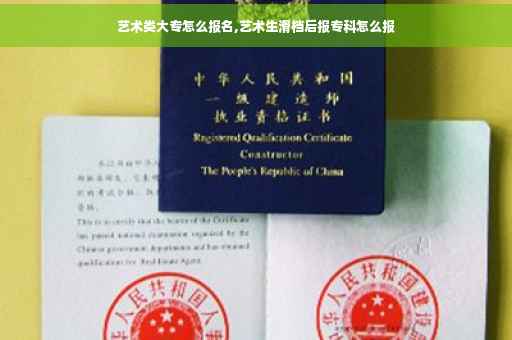 艺术类大专怎么报名,艺术生滑档后报专科怎么报