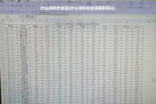 什么样的毕业证(什么样的毕业证国家承认)