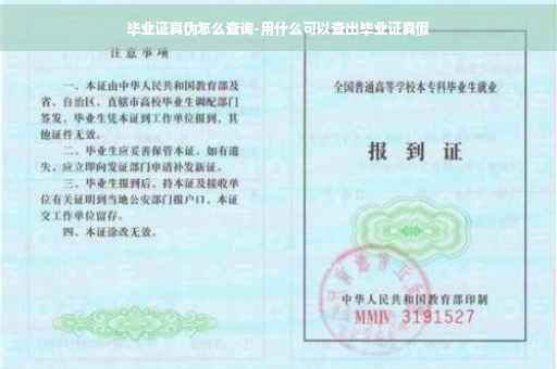 毕业证真伪怎么查询-用什么可以查出毕业证真假