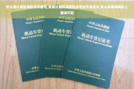 怎么查计算机维修证书编号,全国计算机高新技术考试合格证书,怎么在查询网站上查询不到