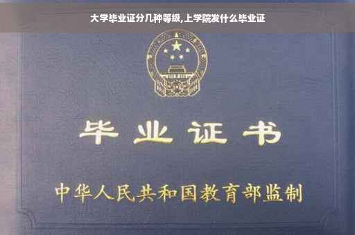 大学毕业证分几种等级,上学院发什么毕业证