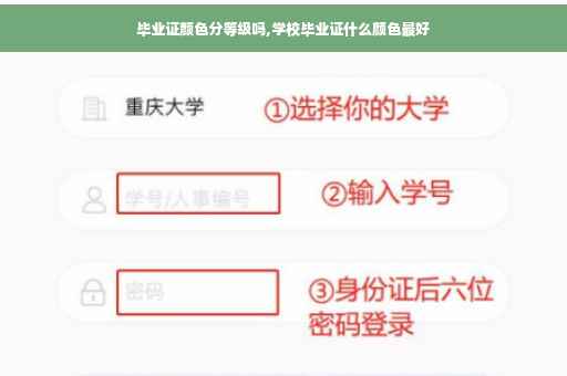 毕业证颜色分等级吗,学校毕业证什么颜色最好