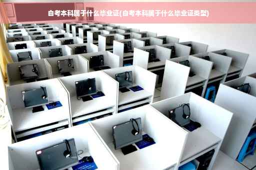 自考本科属于什么毕业证(自考本科属于什么毕业证类型)