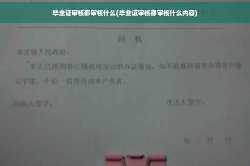 毕业证审核都审核什么(毕业证审核都审核什么内容)