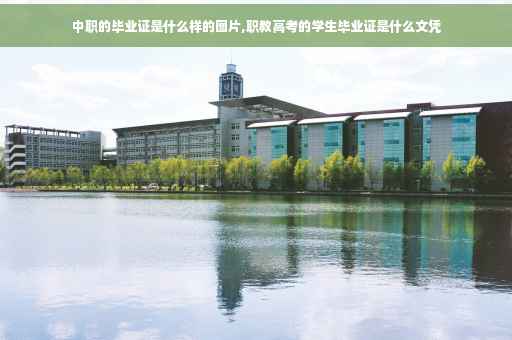 中职的毕业证是什么样的图片,职教高考的学生毕业证是什么文凭