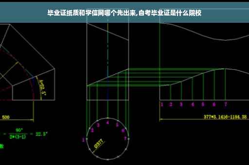 毕业证纸质和学信网哪个先出来,自考毕业证是什么院校