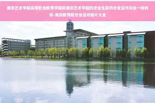 南京艺术学院高等职业教育学院和南京艺术学院的毕业生发的毕业证书完全一样的吗-南京教育局毕业证书图片大全