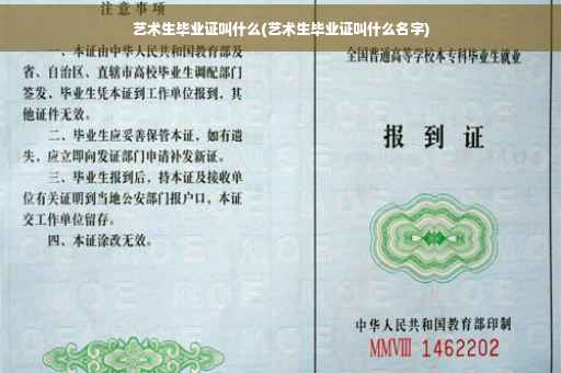 艺术生毕业证叫什么(艺术生毕业证叫什么名字)