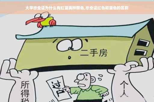 大学毕业证为什么有红蓝两种颜色,毕业证红色和蓝色的区别
