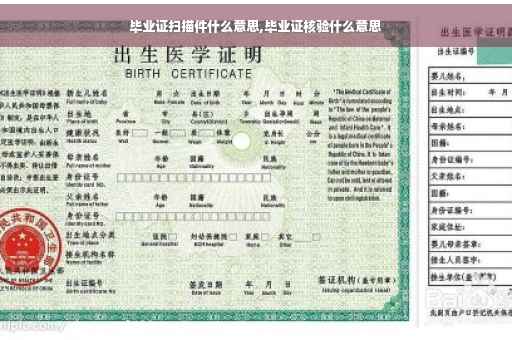 毕业证扫描件什么意思,毕业证核验什么意思