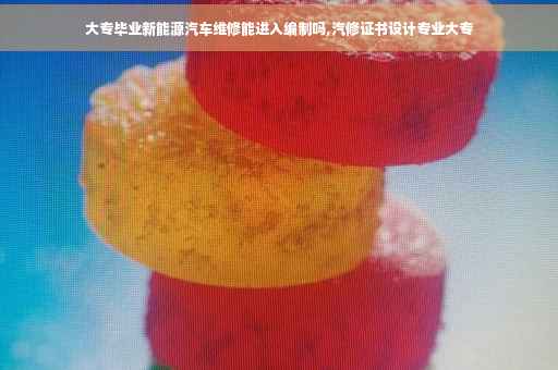 大专毕业新能源汽车维修能进入编制吗,汽修证书设计专业大专 大专毕业新能源汽车维修能进入编制吗,汽修证书设计专业大专